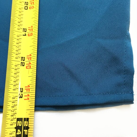 Liz Baker women's matching tank top and blouse combo, teal, size 12 - Picture 9 of 13